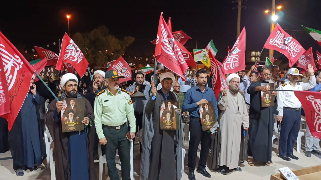 آیین گرامیداشت چهلمین روز خاکسپاری رهبر شهید انقلاب در پارسیان – خبرگزاری مهر | اخبار ایران و جهان