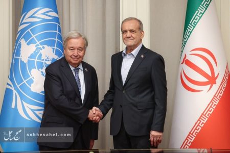 دیدار پزشکیان و گوترش در حاشیه اجلاس شانگهای دیدار پزشکیان و گوترش در حاشیه اجلاس شانگهای