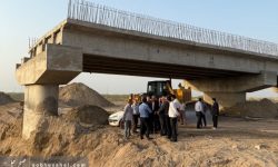 عملیات اجرایی پل گچین بندرخمیر به پایان رسید