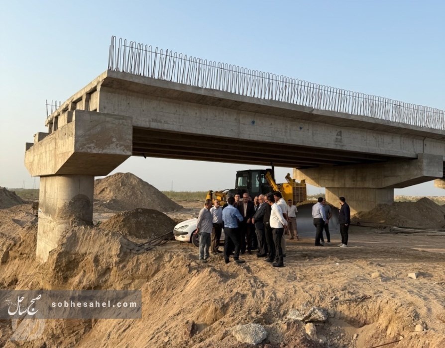 عملیات اجرایی پل گچین بندرخمیر به پایان رسید عملیات اجرایی پل گچین بندرخمیر به پایان رسید