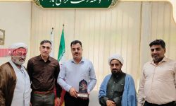 دیدار مسئول فرهنگی اداره اوقاف بندرعباس با نماینده متولی موقوفات آیت‌الله احمدی فقیه