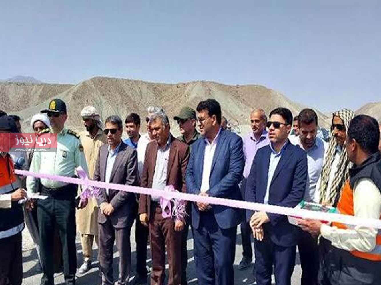 افتتاح فاز دوم محور روستایی سیت مرنگ بشاگرد افتتاح فاز دوم محور روستایی سیت مرنگ بشاگرد